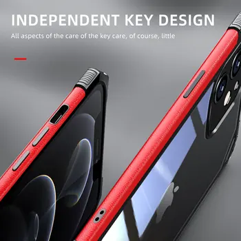 Uus Disain Nahk Erinevalt TPÜ Pehme Selge Case for iPhone 12 Pro Max Mini Case for iPhone 11 Pro Max Telefoni Juhul Katta Turvapadi