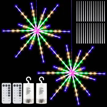 UUS LED String Tuled Ripuvad Starburst Lamp DIY Ilutulestiku Haldjas Tuled Jõulud Vanik Festival Decor Kaug Tuled Sirama