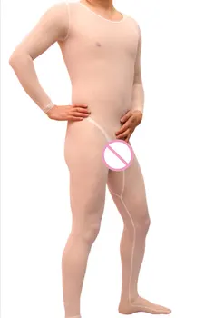 Uus Seksikas Cosplay kogu Keha Bodysuit Jää Silk Läbipaistev Lukuga Avatud Jalgevahe Keha Sukkpüksid Näha Läbi Bodysuit Tantsu Kulumise FX100