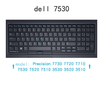 Uus TPÜ Selge klaviatuuri katted Dell precision 15 7530 all E7530 Klaviatuurid naha Kaas anti-tolmu film protector hot müük