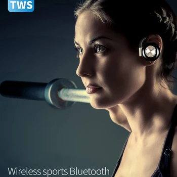 V5 TWS Bluetooth kõrvaklapid Traadita sport Earbuds Tõsi, Traadita Kaksikud Kõrva-konks Koos Mic