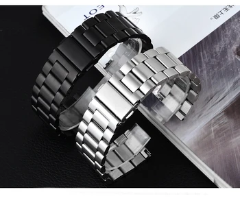 Vaata bänd Samsung Käik S3 Piiril Klassikaline Watchstrap Roostevabast Terasest watchband Vaata 46 mm Accessorie 18 20 22 24 MM