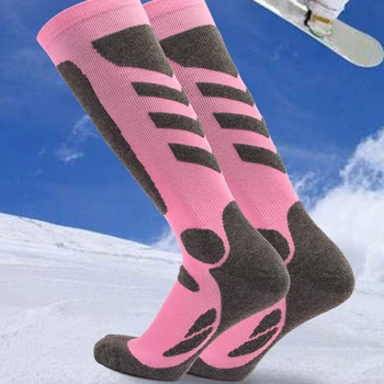 Vabaõhuspordi Soe Pikk Termilise Sokid Alaska Mehed Naised Paksem Puuvillane Väljas Sport Ronida, Kämping, Matkamine Lumi Ski Sokk