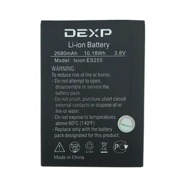 Varus Uus 2680mAh Aku DEXP Ixion ES255 Tulekahju Smart Mobile telefon Koos Jälgimise Numbri