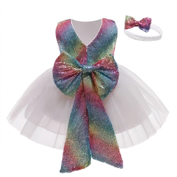 Vastsündinud Beebi Kleit 2021 Uus Suvi Imikute Ristimine Kleit 1. Aasta Sünnipäeva Kleidid Beebi Tüdrukud Printsess peokleidid