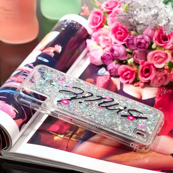 Vedelik Glitter Raba Case For Samsung Galaxy M10 A10 Kate Glitter Tähed Bling Diamond Selge Ujuvad Sädelus Voolab Kate