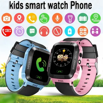 Veekindel Lapsed Lapsed Smartwatch vene inglise Smart Elektroonika Vaadata Q528 GPS SOS Lapsed Poisid Tüdrukud Käekell
