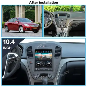 Vertikaalne IPS Ekraan Tesla Android 9 PX6 4+64GB DSP Carplay Jaoks Opel Buick Regal 2008 2009 2010 2011 2012 2013 GPS Navigeerimine
