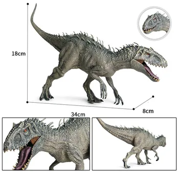 Viimane Simulatsiooni Metsik Türannosaurus Vallas Mandible 34cm Mudel Dinosaurus Tegevus Joonis Kogumise Teenetemärgi Lapsed Mänguasjad