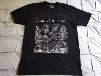 Vintage Dead Can Dance Skeletid Goth Bauhaus Punk Meeste T-Särk Kordustrükk Print T-Särgi Suvel Stiilis Top Tee Pluss Suurus