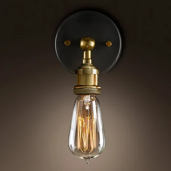 Vintage Industrial LED Seina Lamp American Loft E27 220V 110V Sconce Siseruumides Kodu Retro Magamistuba Vahekäiguga Restoran Decor Seina Tuled