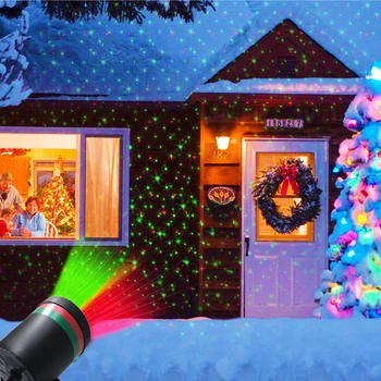 Väljas Aed Muru Etapis Mõju Valguse Haldjas Star Sky Laser Projektor Veekindel Maastik, Park, Aed Jõulud Dekoratiivne Lamp