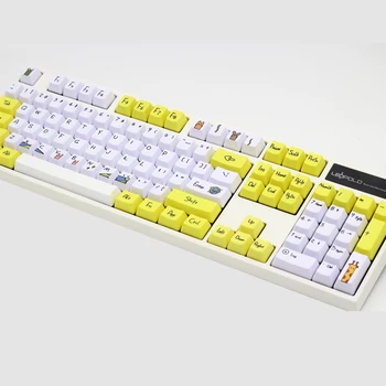 Värvi Subbed PBT Keycap 108 Võtmed OEM Profiili Keycaps Jaoks MX Lülitab klaviatuuri klahvi kork