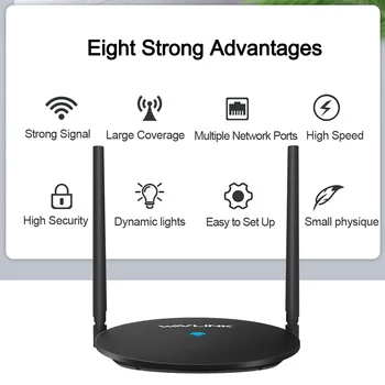 Wavlink N300 Traadita Wi fi ruuteri wifi võimendi Wi-Fi Ruuter AP 2.4 Ghz 300mbps WiFi Vahemikus 5dBi Omni Suunadiagrammiga Antennid WPS