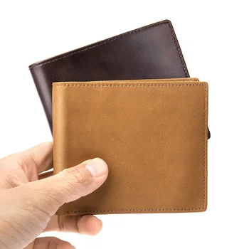 WESTAL meeste rahakott õhuke naturaalsest nahast rahakott meestele, lihtne mündi rahakott rahakott lühike crdit kaardi omanik sidur mees raha kotid