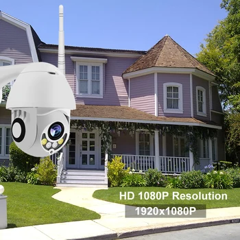 WIFI Kaamera Väljas PTZ IP Kaamera H. 265+ 1080p Speed Dome CCTV turvakaamerad IP-Kaamera, WIFI, Soojendatav 2MP IR Kodu Surveilance