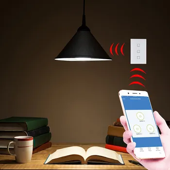 WiFi LED Dimmer Lüliti 220V 110V Dimm Paneel Lüliti Ühendatud Alexa Google ' i Kodu hääljuhtimine Dimmer LED Lambid