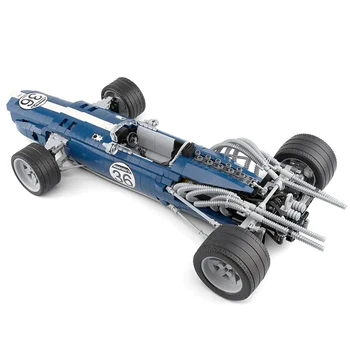 XB03022 1758PCS Tellised Technic Tõeline Sinine Võidusõidu Auto Set ehitusplokid Ühilduv Relvi Mänguasi Lastele Sünnipäeva Kingitus