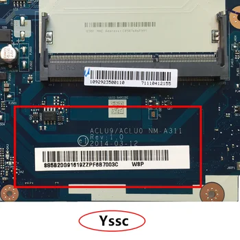 XCMCU uus uus NM-A311 emaplaadi Lenovo G50-30 sülearvuti emaplaadi ( intel N3540 CPU 820M GPU 1GB video kaart ) Test OK