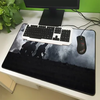 XGZ Armee Harrastajatele Suured Mouse Pad Must Luku Sõjalise Rescue Ellujäämise Sülearvuti Laud Matt Kummist libisemiskindlad Universal