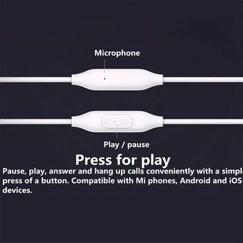 Xiaomi Mi-Kolbmootorid 3 Kõrvaklapid Värske Noorte Versioon Väljaanne Kingitus koos Mic In-Ear sport Piston3 kõrvaklapid iOS android iphone