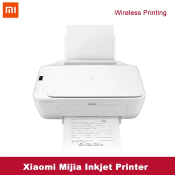 XIAOMI Mijia Color Inkjet Printer Termilise Vaht USB WiFi Traadita Kaugjuhtimispult Trükkimine 4800*1200 DPI Scan Copy A4/B5/A6/