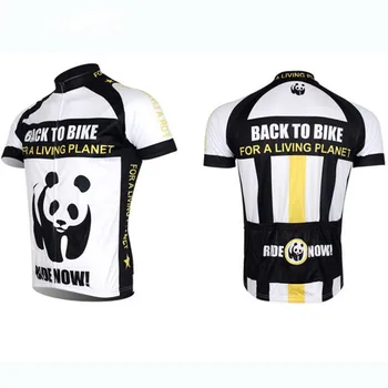 XINTOWN Jalgrattasõit Jersey püksid, Rinnatüki Valge Meeste Jalgratta Riided Panda Pro MTB Jalgratas Top Jalgrattasõit Kandma Särgid suveks