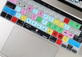 XSKN Premiere Pro CC Klaviatuuri Otseteed Hõlmama Naha jaoks 2019 Uus MacBook Pro 16 tollise Puutetundliku Riba A2141 USA ja EU Versioon