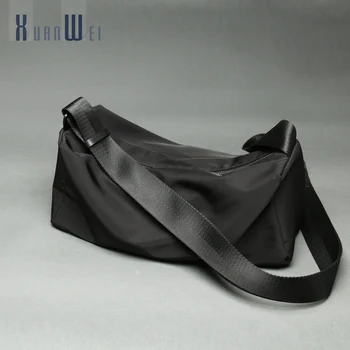 Xuanwei Unisex Mood Messenger Bag Must õlakott, Vabaaja Spordi Kott Pehme riidest Kotti Messenger Bag Väike iga Päev