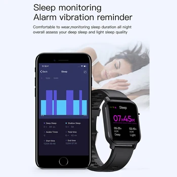YABA Smart Watch Ühilduv iSO Android Samsung Xiaomi Huawei Fitness Tracker Südame Löögisageduse Monitor Veekindel Meeste Ja Naiste Käekella
