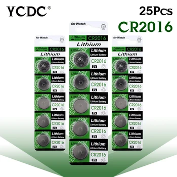 YCDC 11.11 Suur Edendamine 25pcs/palju CR2016 3V Cell Aku Nupp Aku ,CoBattery,cr 2016 liitium aku
