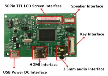 Yqwsyxl LCD-TTL Töötleja Juhatuse HDMI CLAA070MA0ACW 800*600 Micro-USB-60 Sõrmed LCD Ekraan Töötleja