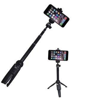 YT-9928 Statiivi Selfie Kinni Kaasaskantav Bluetooth Pihuarvutite Kerge Pole Destk Top 3-in-1 Remote Shutter Omanikule Telefon