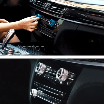 ZEMAR 1SET Car Styling, kliimaseade Ringi Dekoratiivsed Nupud, Katted, BMW X3 F25 X4 F26 M Performance Tarvikud