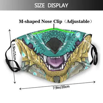 Zinogre Suu, Näo Mask Monster Hunter Felyne Palico Mängu Kaitse Korduvkasutatavad Pestav Maskid, Filtrid Suu Katmiseks