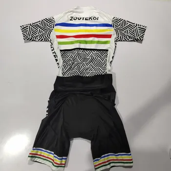 ZOOTEKOI 2020 Meeste Jalgrattasõidu Skinsuit Triatloni Speedsuit Trisuit Lühikesed Varrukad Speedsuit Maillot Ciclismo Töötab Riided