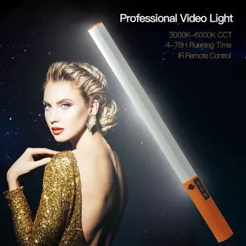 Äsja Kaasaskantavate käeshoitavate Selfie Täitke Pehme Valguse Heledus Reguleeritav LED-Lamp Video-Photo Shooting Kerge Pulka puldiga
