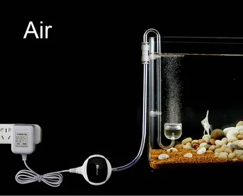 Õhu hapniku difuusor riputada konksu mini nano pihusti õhupump arcylic plastikust super silm mull counter akvaariumi kala tank
