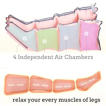 Õhu Kojad Jalg Compression Massager Vibratsiooni Infrapuna Ravi 3 Transpordiliikide Käe Vöökoht Kummist Õhk Wrapid Lõõgastuda Valu Massaaž