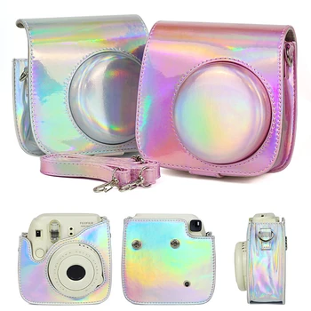 Õla Kaamera Karpi Värvikas Mustrid Nahast Kaamera Kott Fujifilm Instax Polaroid Mini 8/ Mini8+/ 9 Käekotid