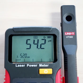 ÜHIK UT385 Laser Power Meter; laserpointer/CD mängija/MD salvestaja pooljuht laser võimsus seadmete test tabel